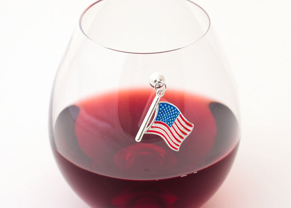 American Flag Charm