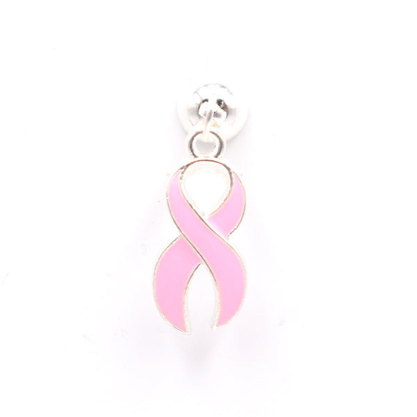 Pink Ribbon Charm